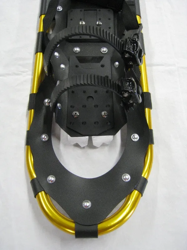 Adventure 30" Snowshoes Package - (Good for 160-210 lbs) with Gold Poles & Black Carry-Bag