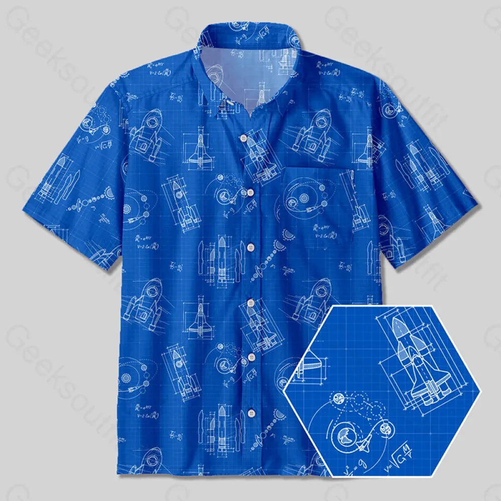 Aerospace Science Button Up Pocket Shirt