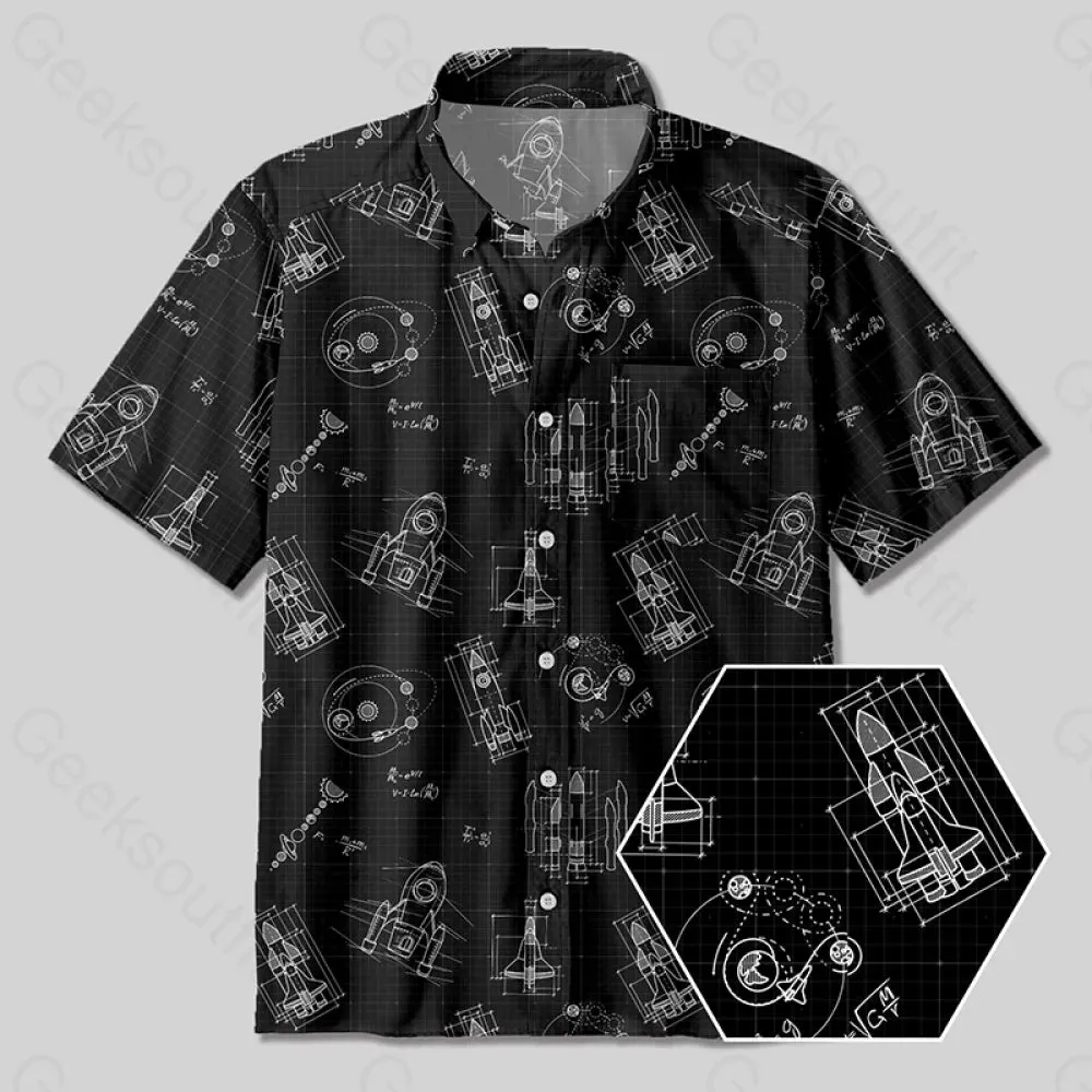 Aerospace Science Button Up Pocket Shirt