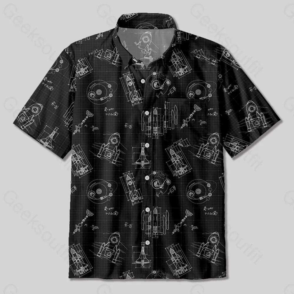 Aerospace Science Button Up Pocket Shirt