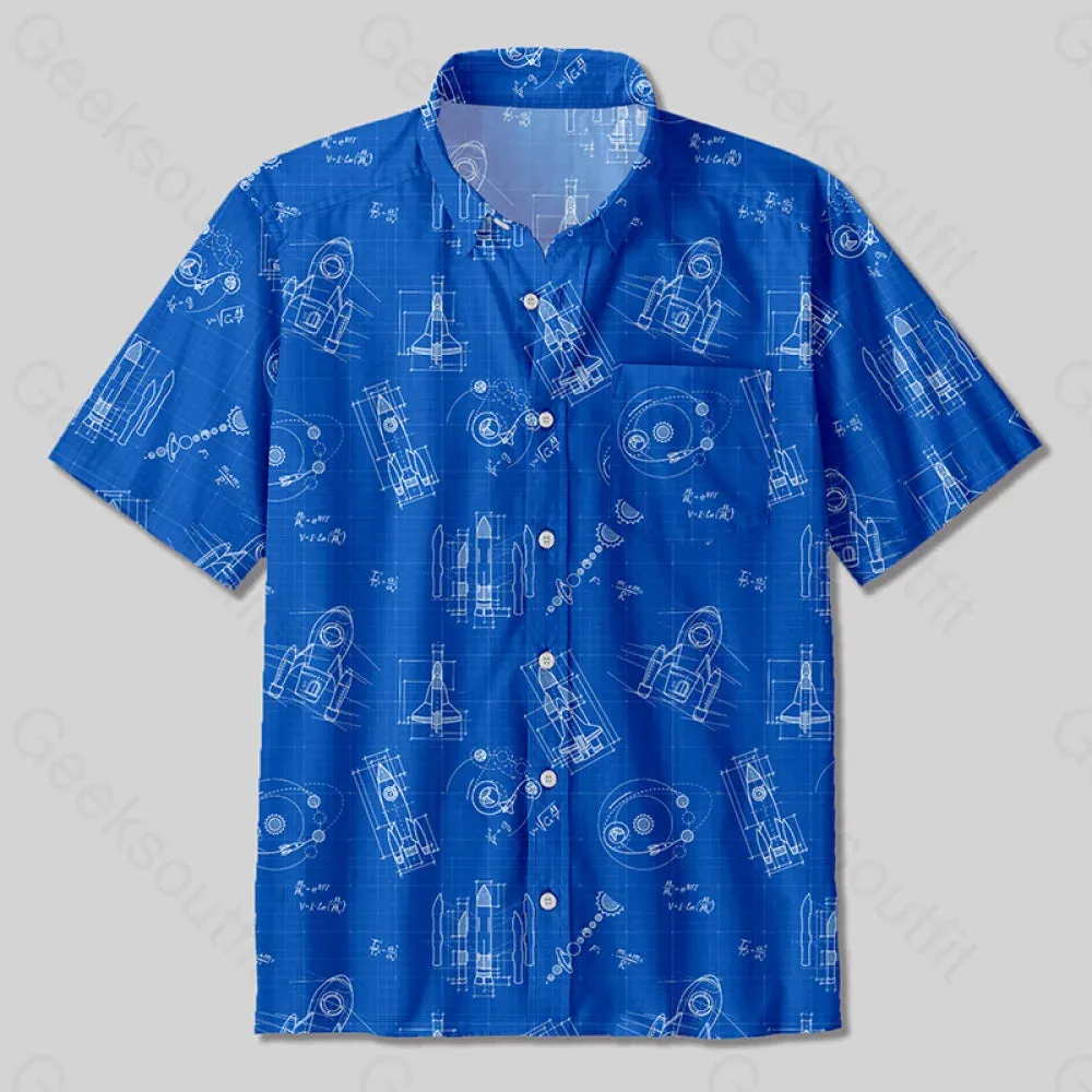 Aerospace Science Button Up Pocket Shirt