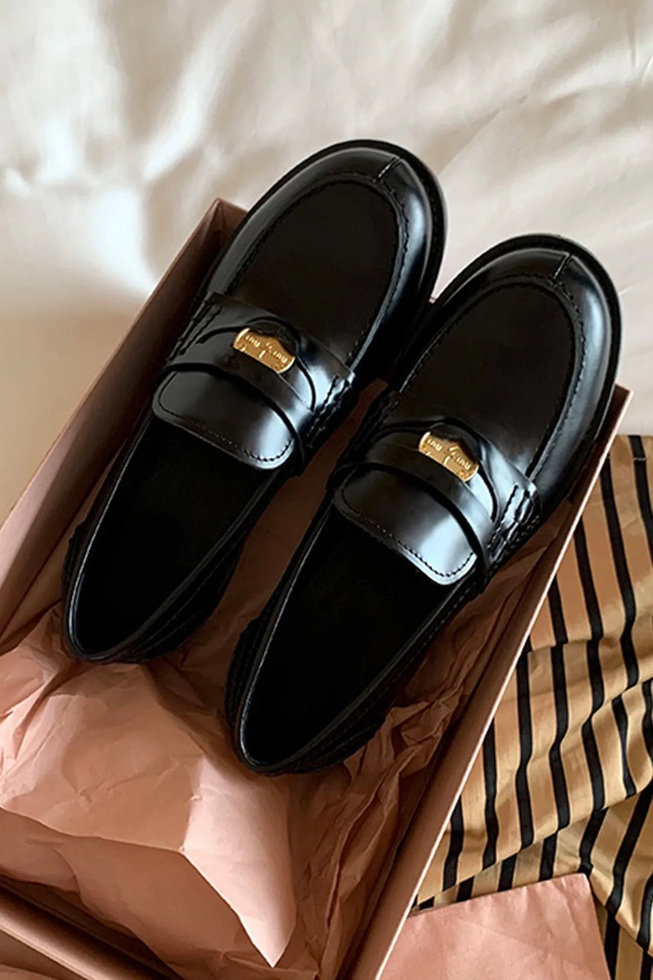 Amozae-Buckle Platform Loafers