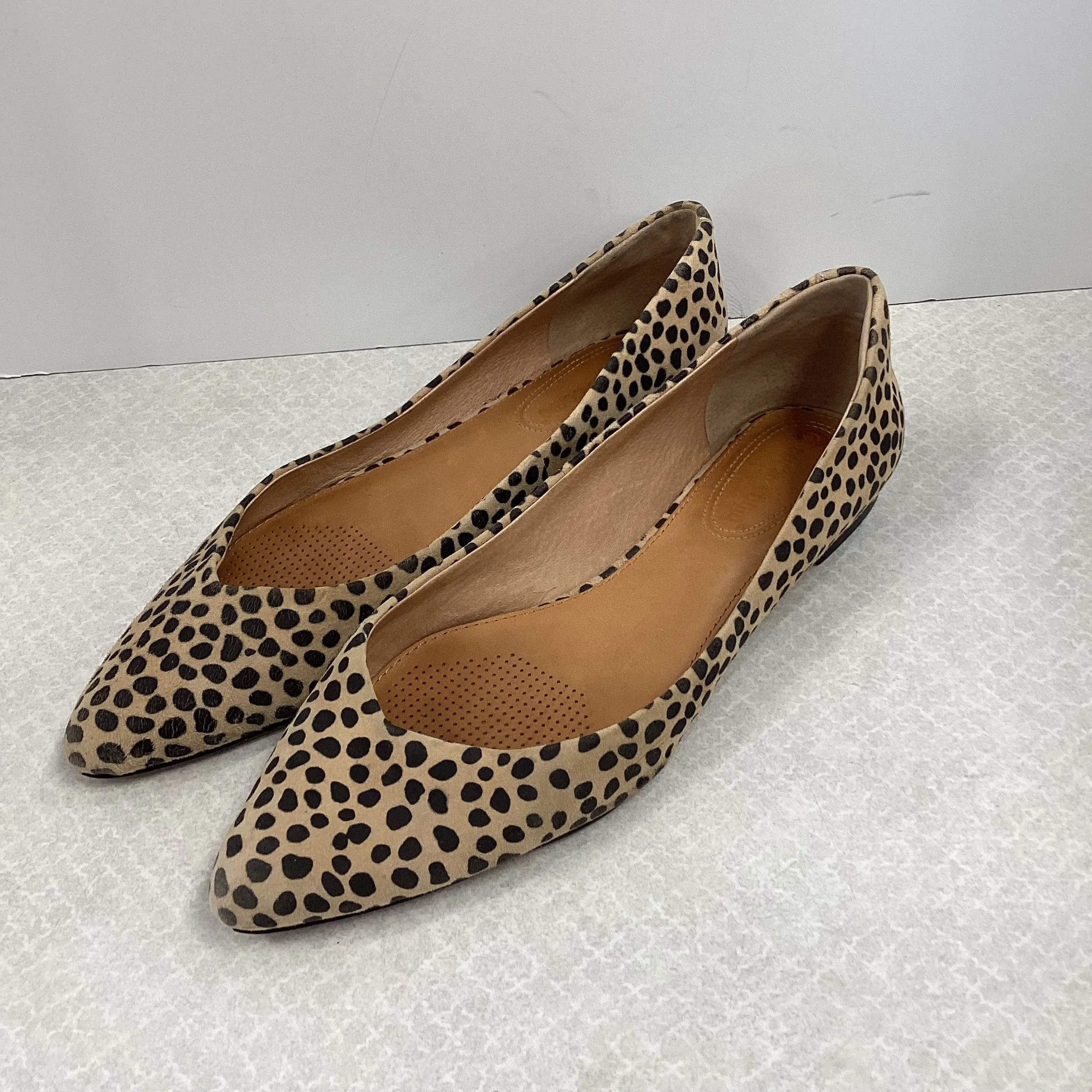 Animal Print Shoes Flats Corso Como, Size 8.5