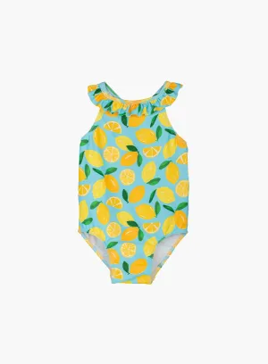 Baby Frill Swimsuit in Lemon