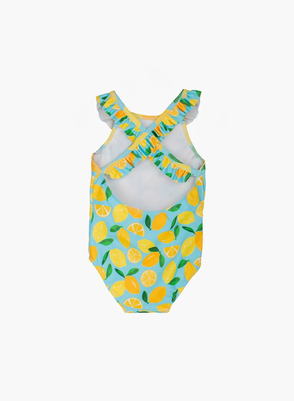 Baby Frill Swimsuit in Lemon