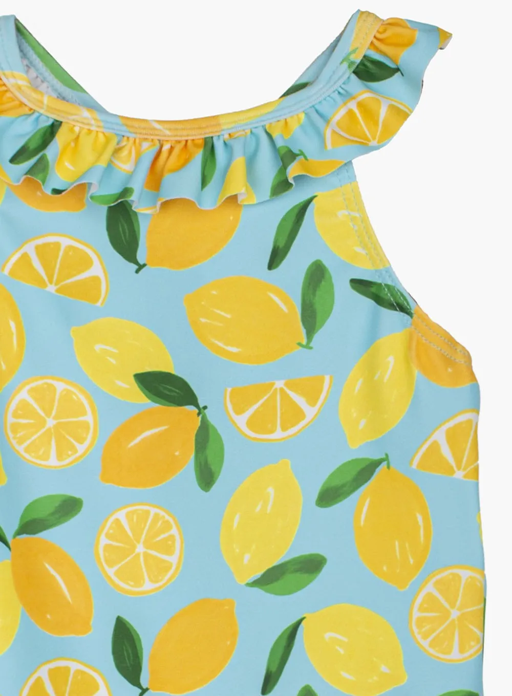 Baby Frill Swimsuit in Lemon