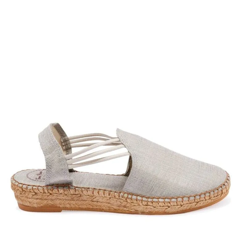 Basic Cotton Blend Wedge Espadrille for Women - Neus