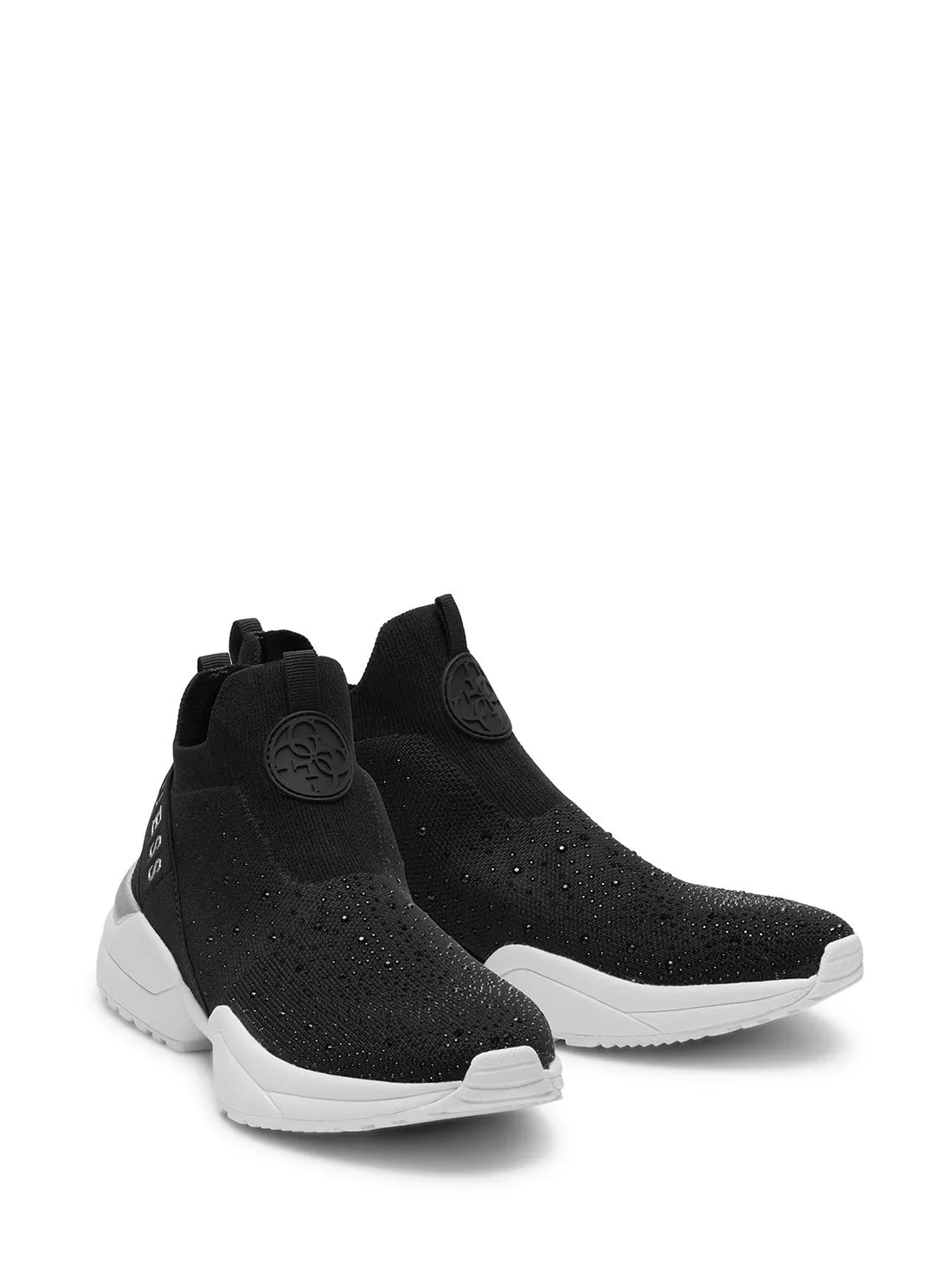 Black Bellini Mid-Top Sneakers