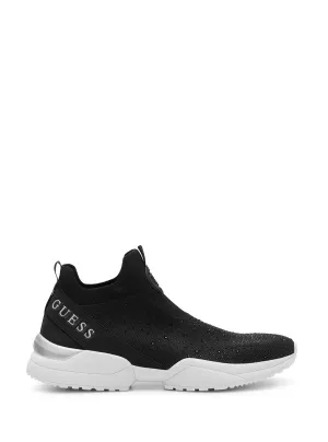 Black Bellini Mid-Top Sneakers