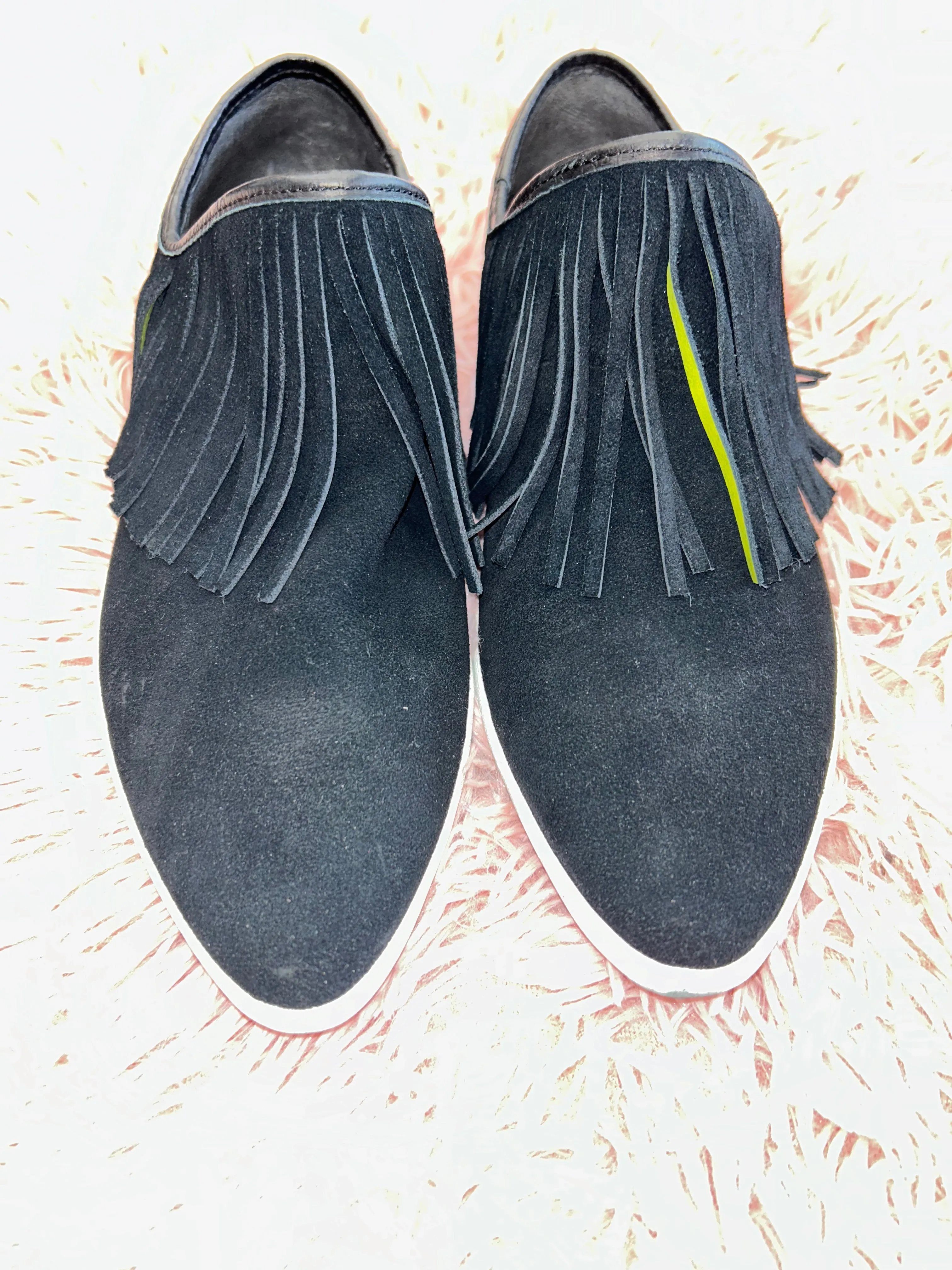 Black Shoes Flats Mule And Slide Clothes Mentor, Size 10