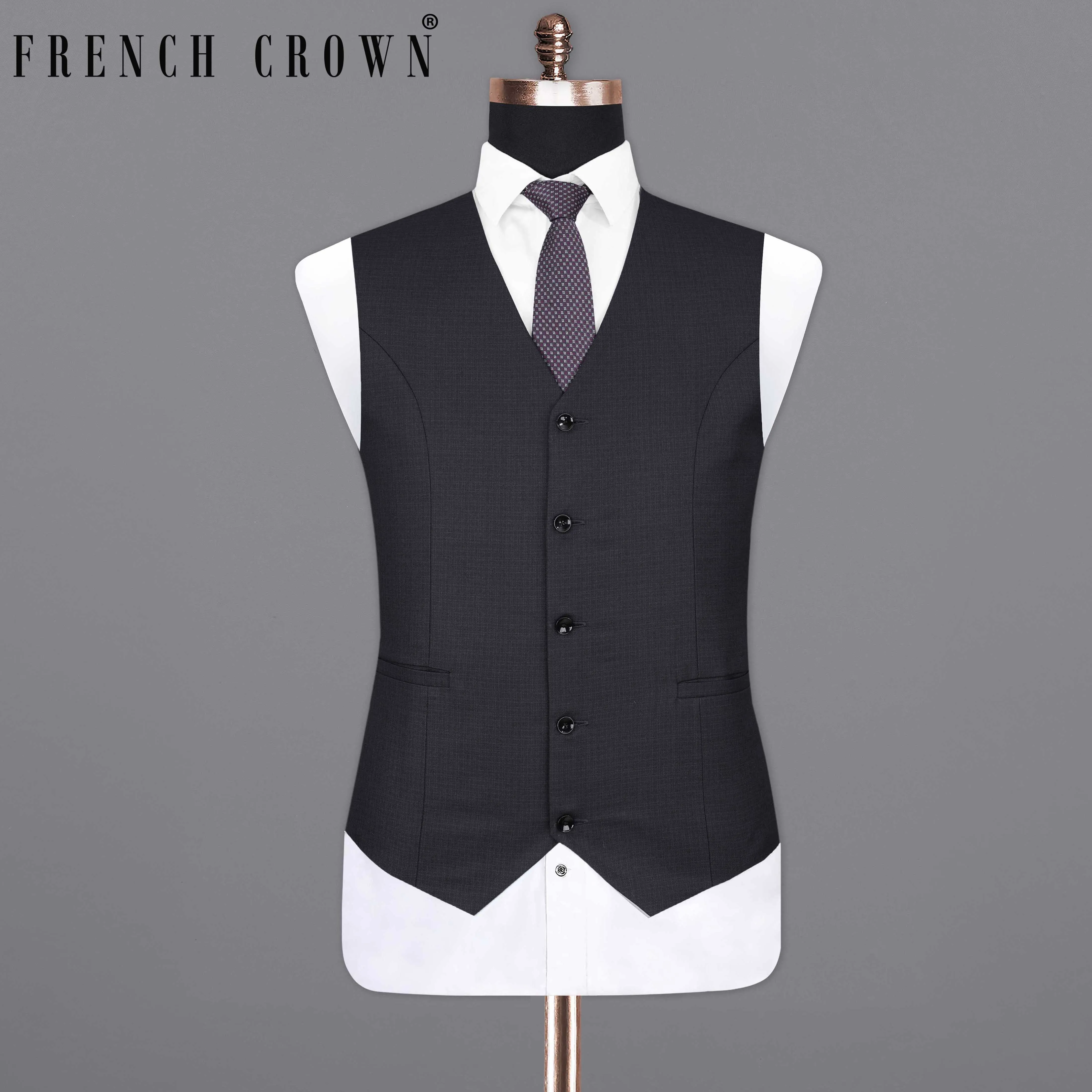 Bleached Cedar Blue Waistcoat