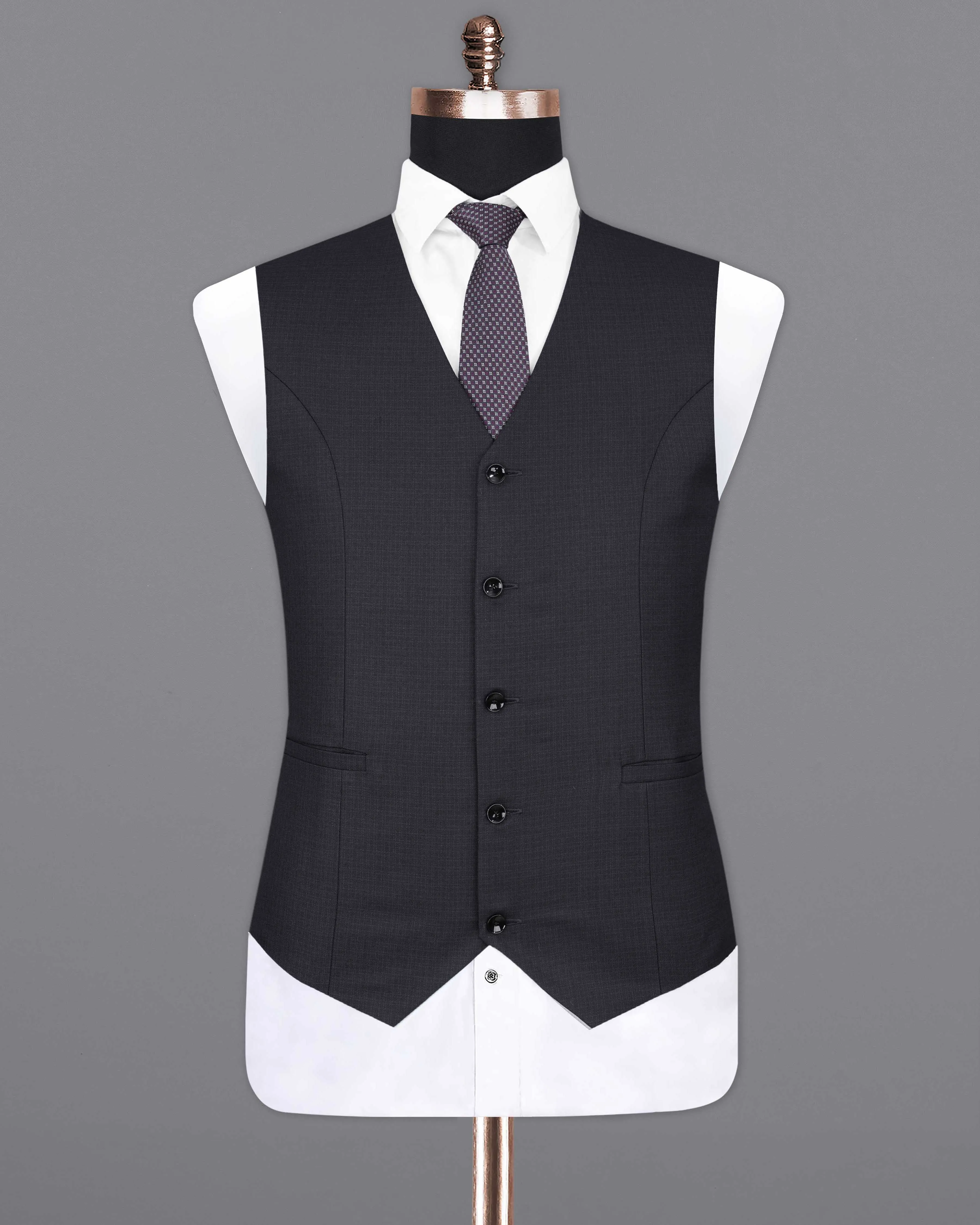 Bleached Cedar Blue Waistcoat