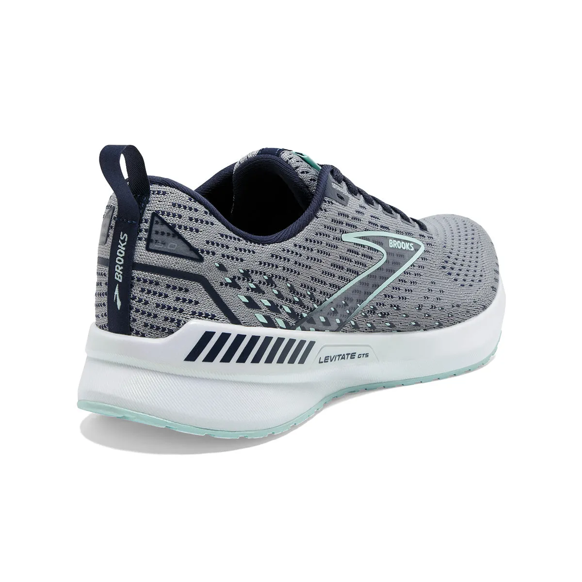 Brooks Levitate GTS 5 Womens | Grey/peacoat/blue Light