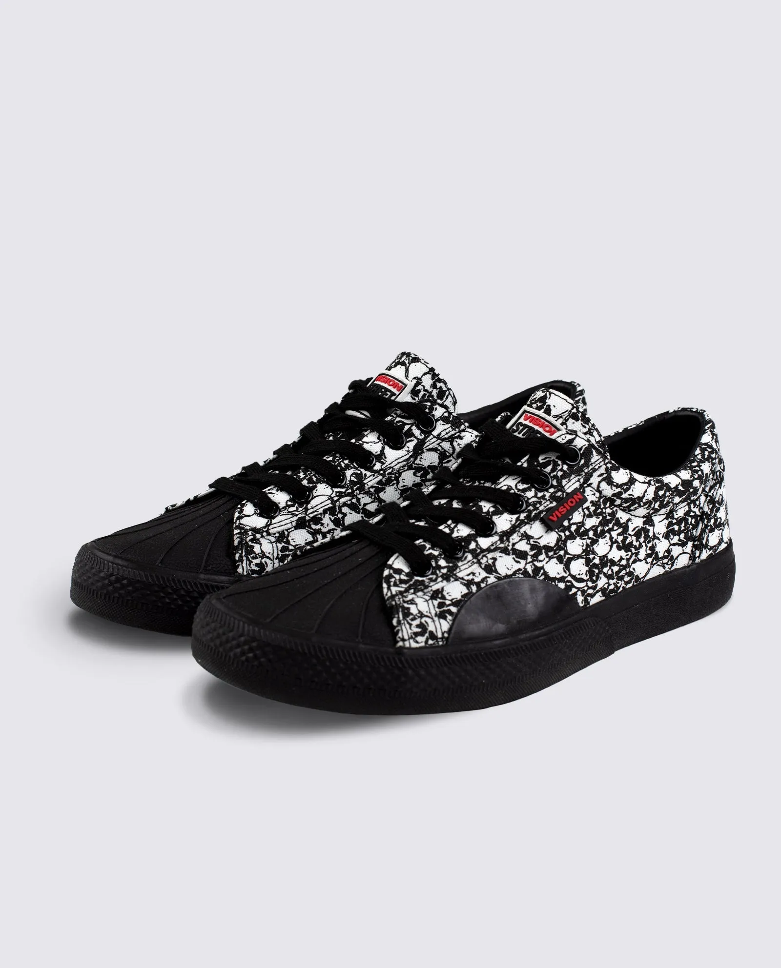 Canvas Low Top Sneakers Skulls