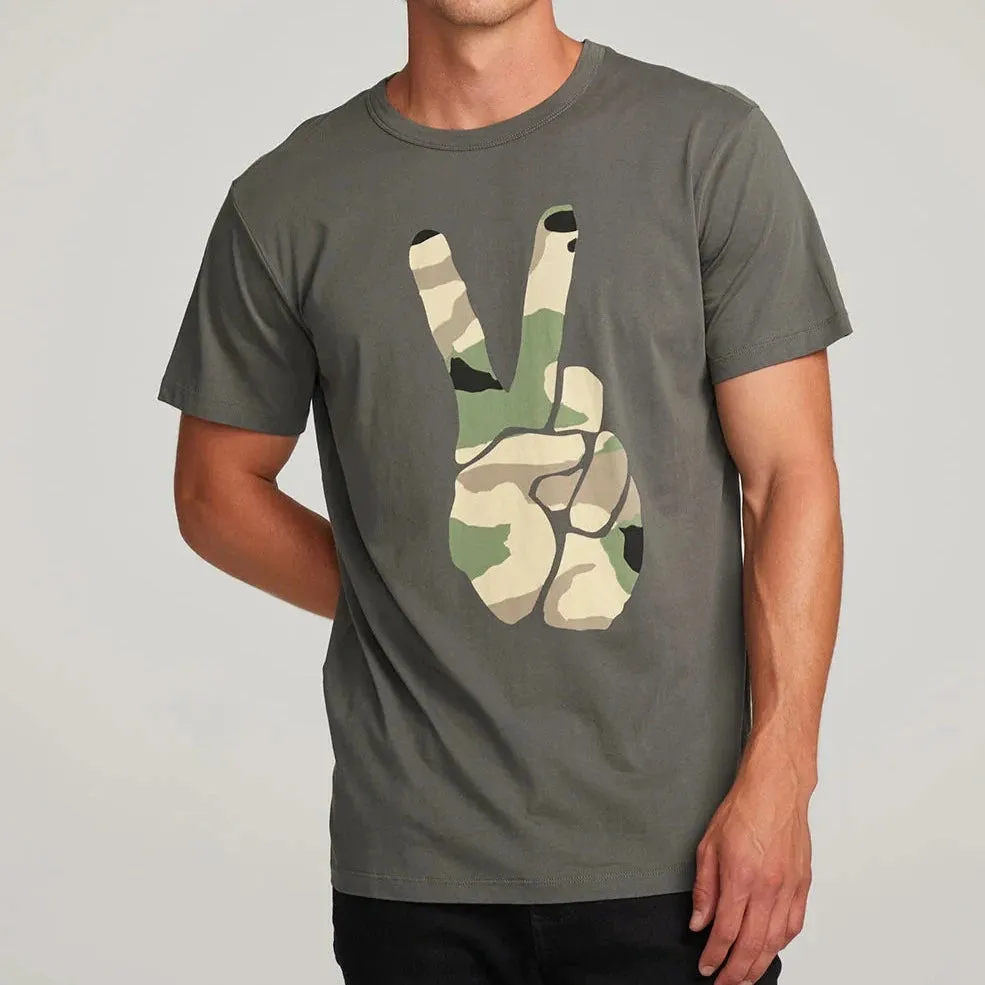 CHASER Camo Peace Tee (Safari)