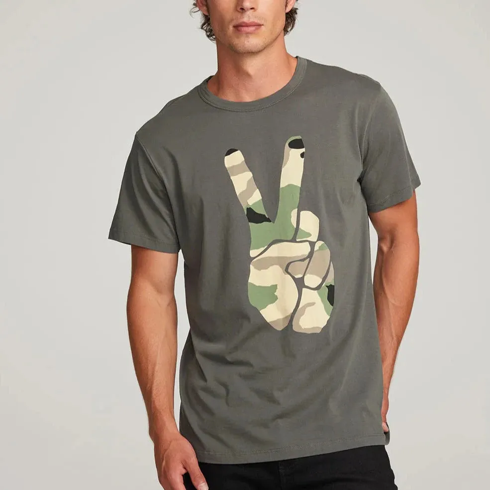 CHASER Camo Peace Tee (Safari)