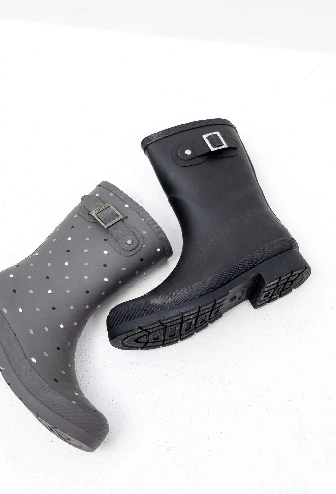 DELRIDGE MID RAIN BOOT - BLACK