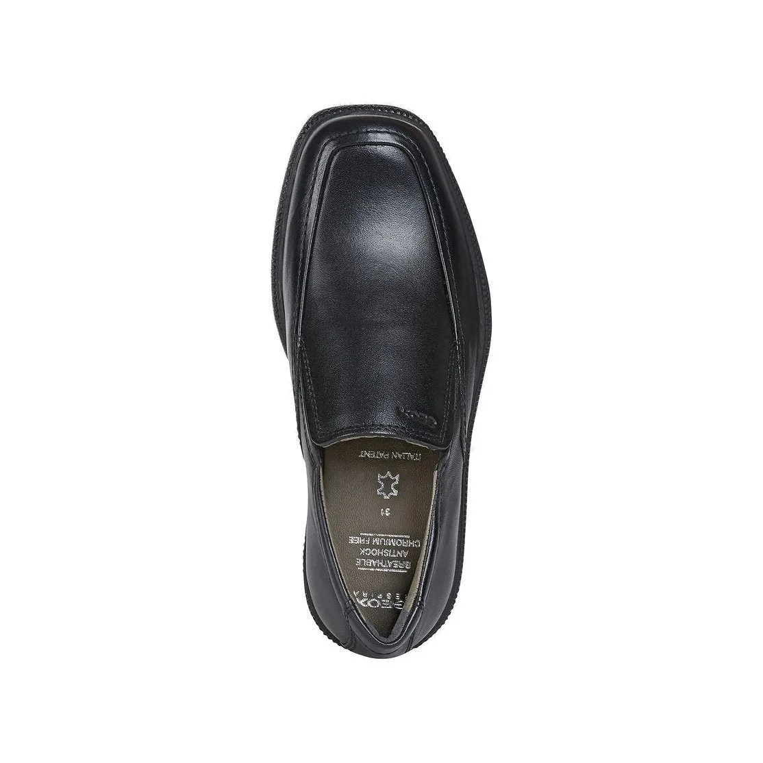 Geox Federico Boy's Slip-On Dress Shoe GS (Grade School) Black