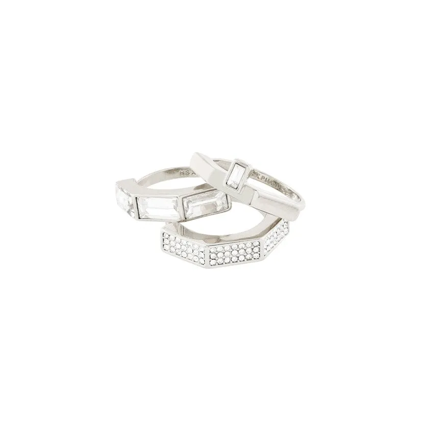 HANNA SCHNBERG x PILGRIM Crystal Ring Set