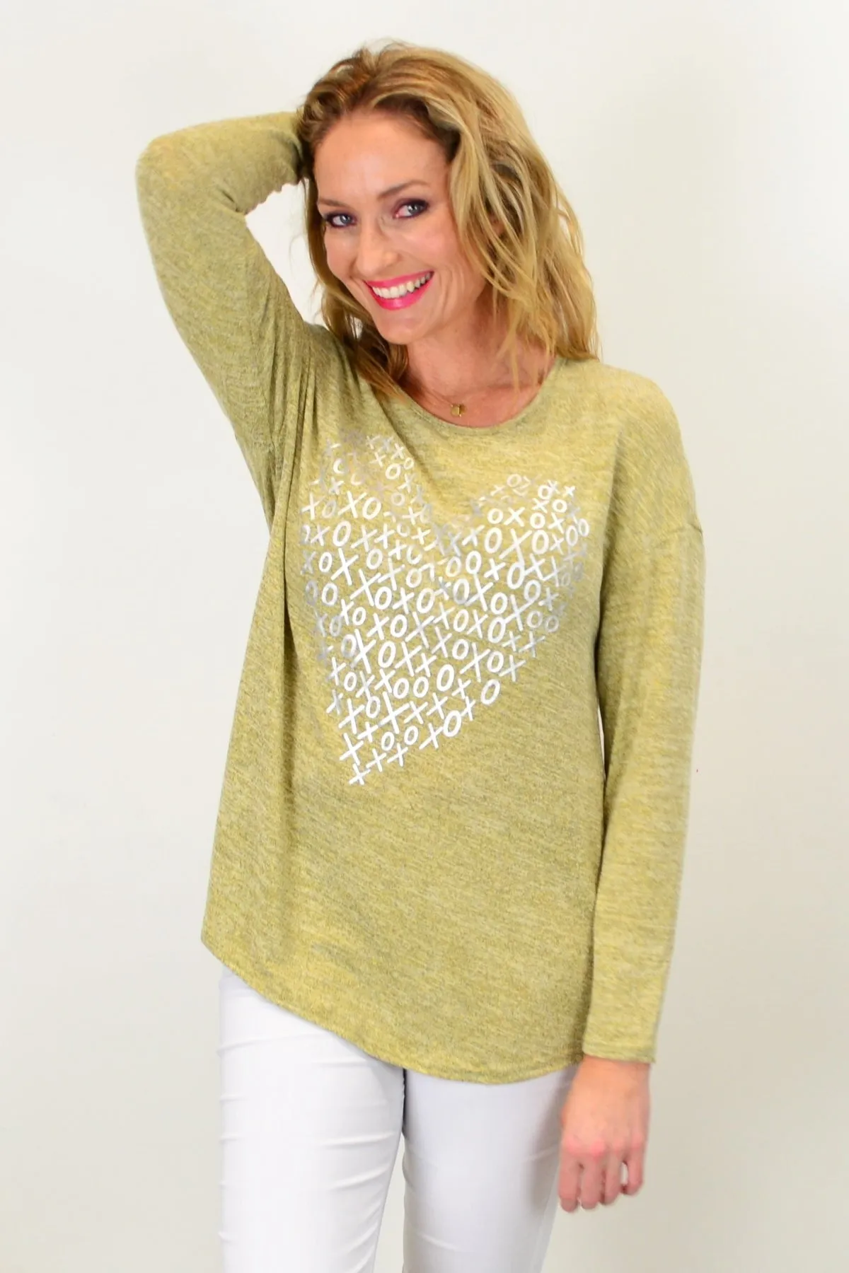 Hugs and Kisses Light Knit Tunic