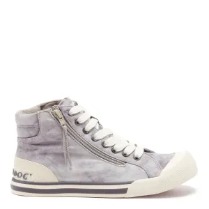 Jazzin Grey Tie-Dye High Top Sneaker