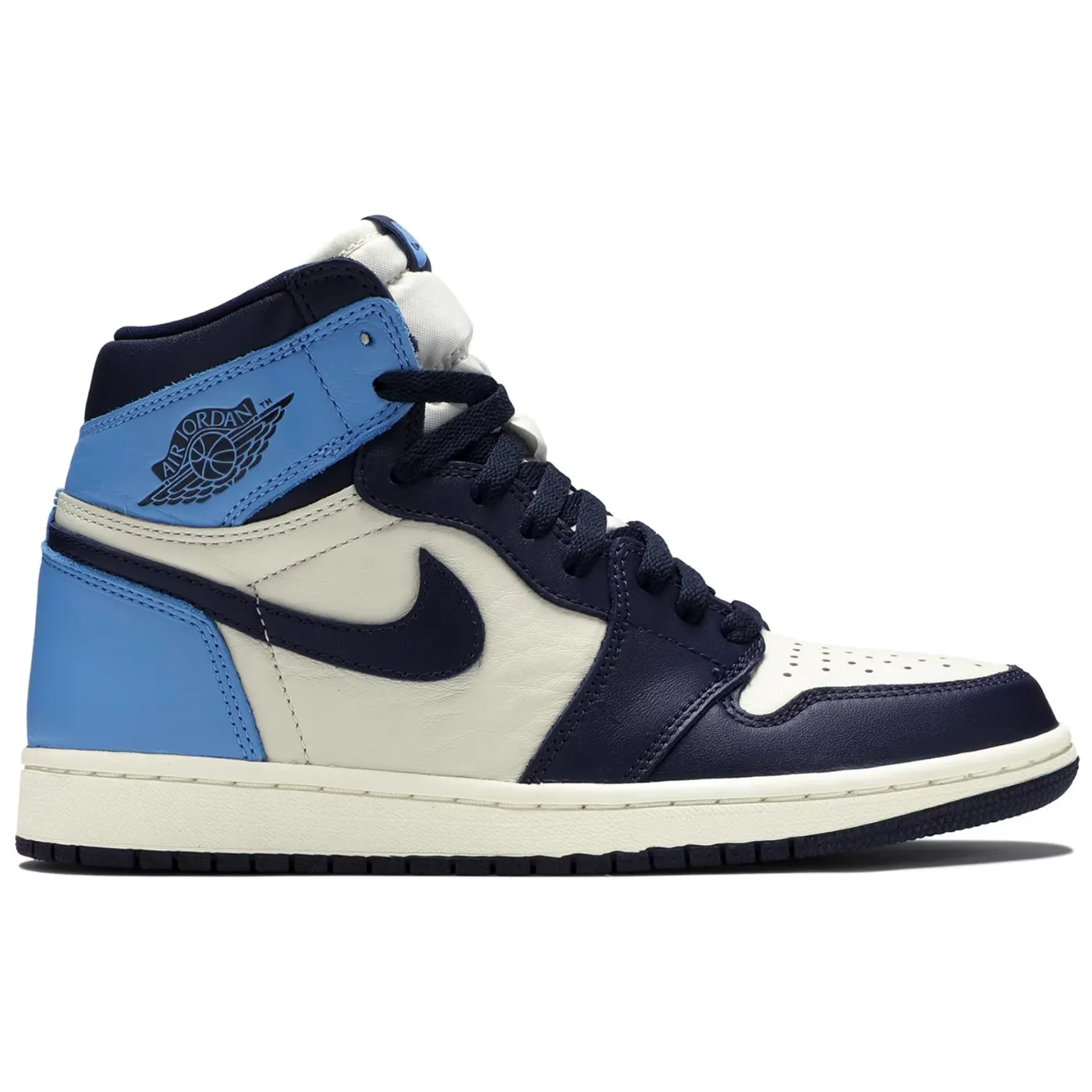 Jordan 1 Retro High Obsidian UNC