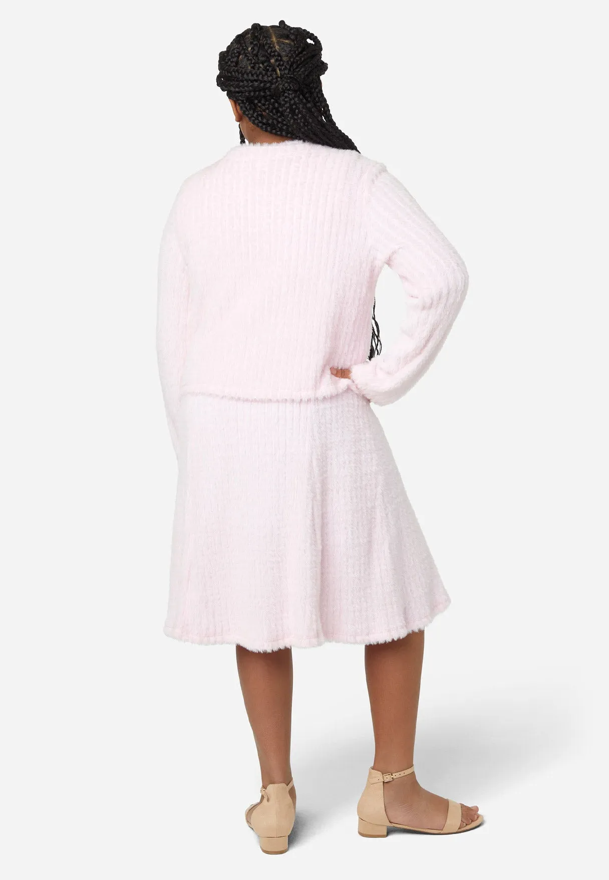 Long-Sleeve Cardi Dress