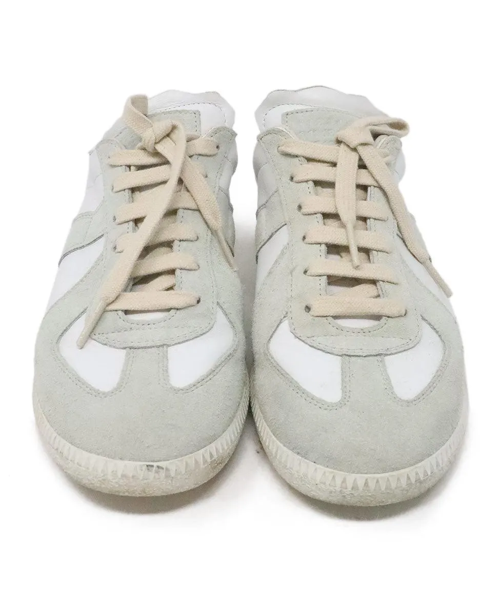 Margiela White Leather Sneakers sz 8