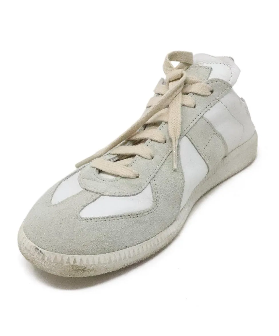 Margiela White Leather Sneakers sz 8