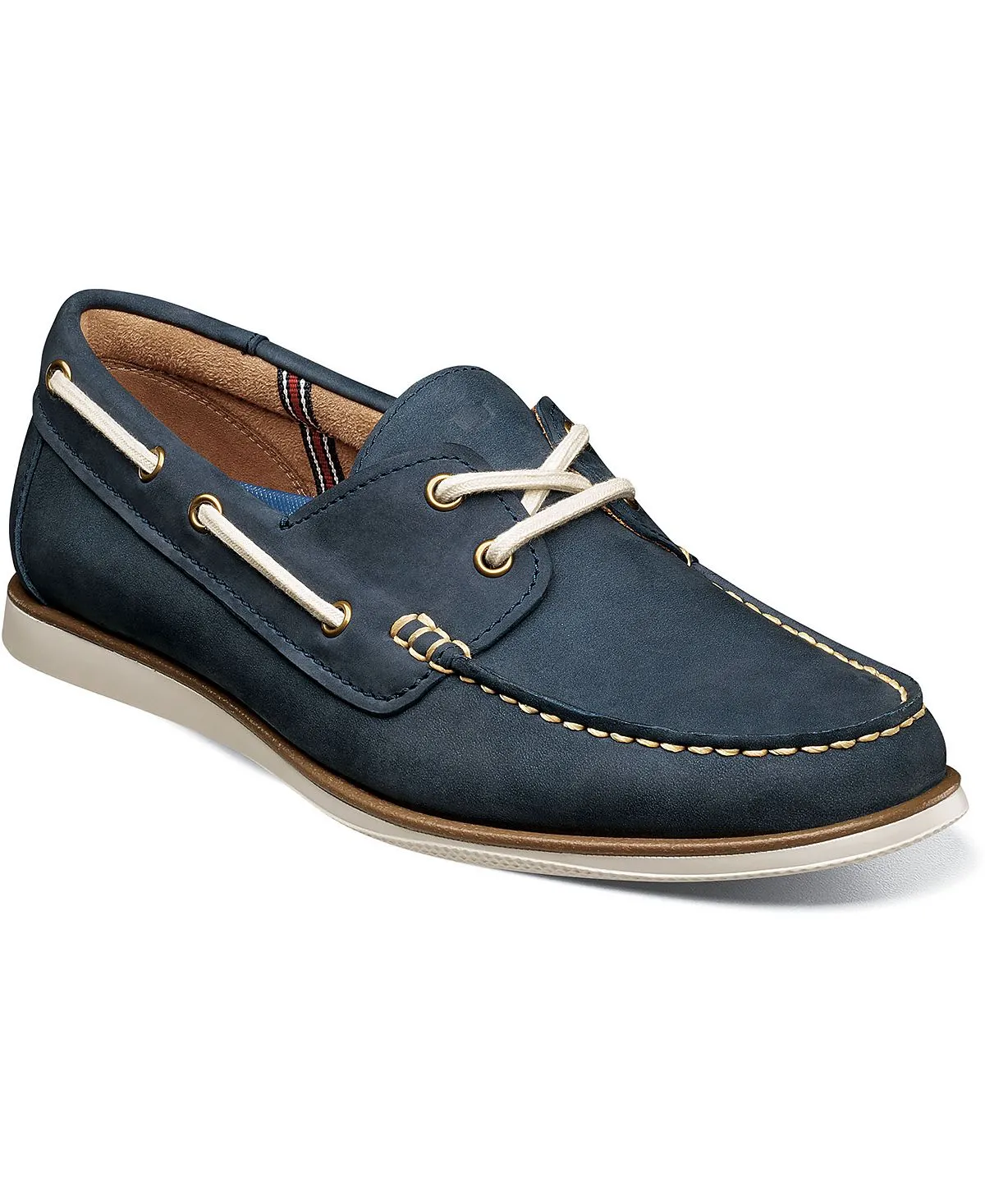 Men's Atlantic Boat Shoes with Moccasins and Florsheim Toe