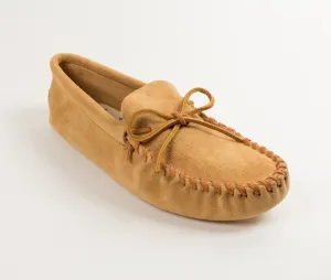 Minnetonka - LEATHER LACED SOFTSOLE TAN - 701