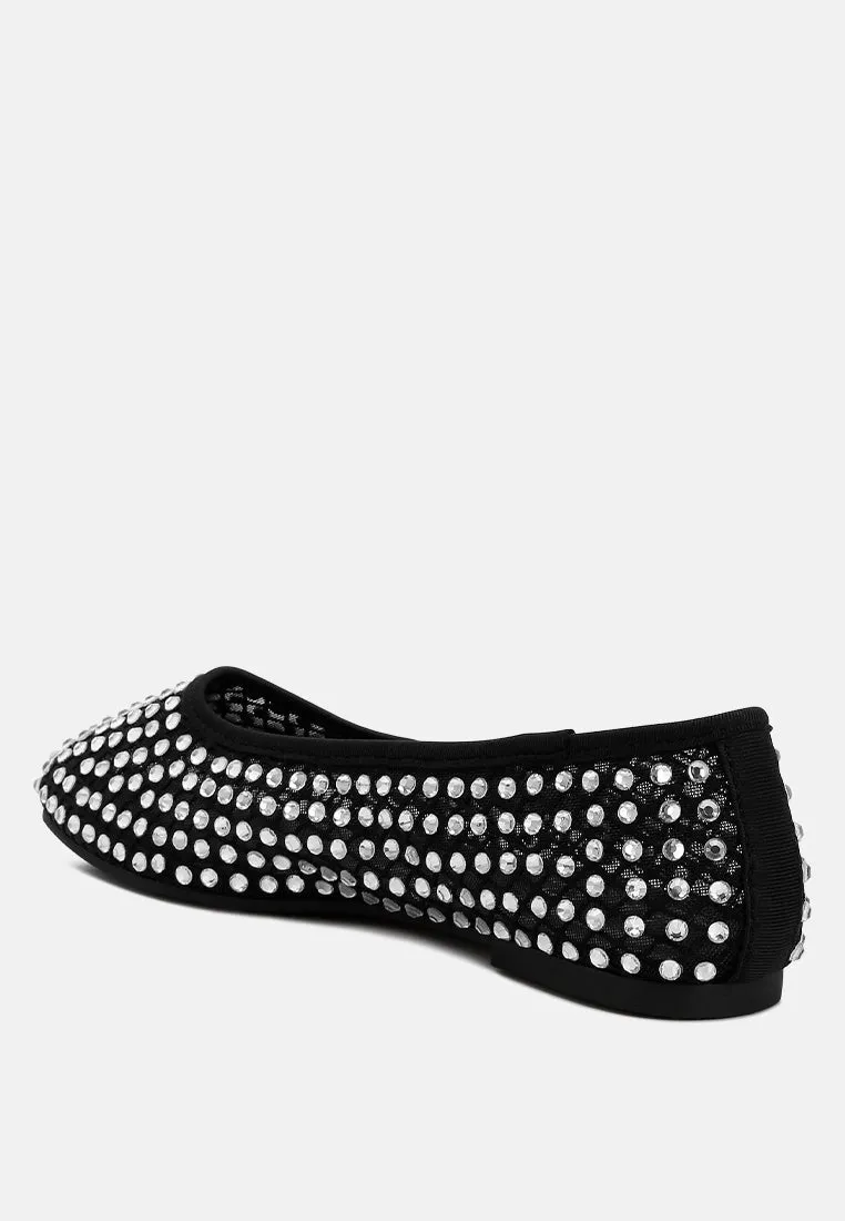 Orson Naked Rhinestone Ballerinas