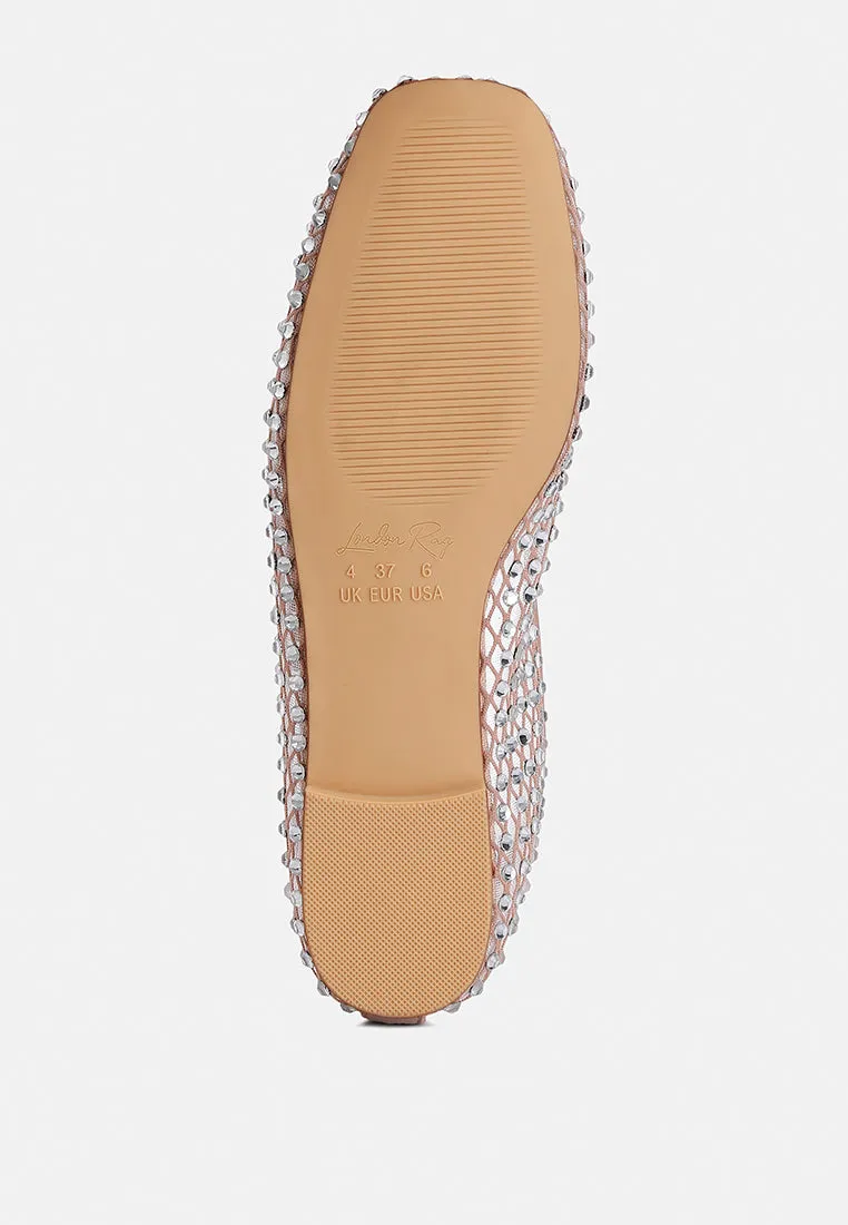 Orson Naked Rhinestone Ballerinas