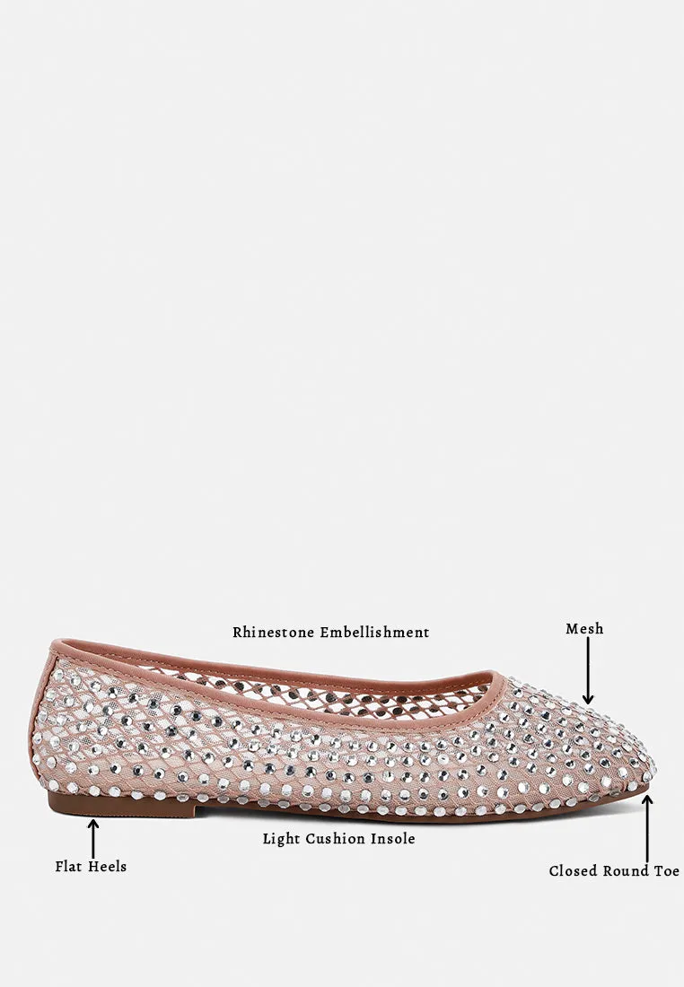 Orson Naked Rhinestone Ballerinas