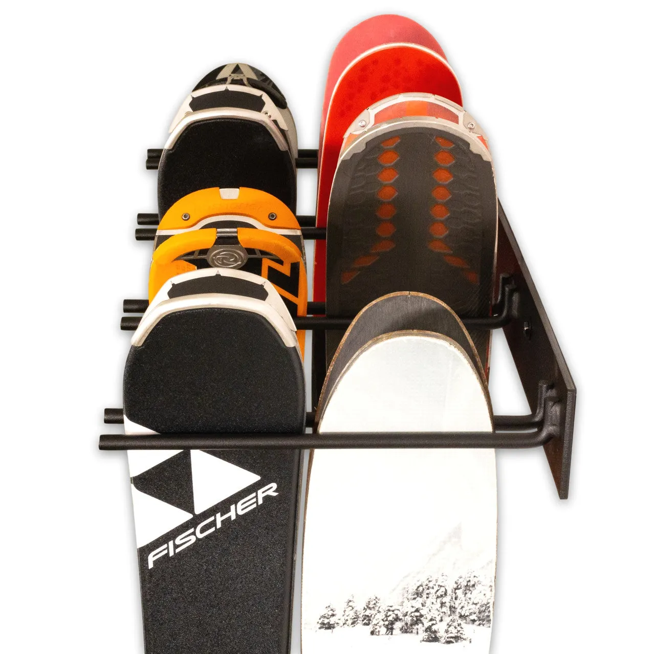 OUTLET | Snowbasin Ski Storage Rack | Holds 8 Pairs of Skis