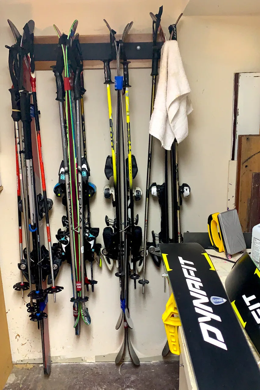 OUTLET | Snowbasin Ski Storage Rack | Holds 8 Pairs of Skis