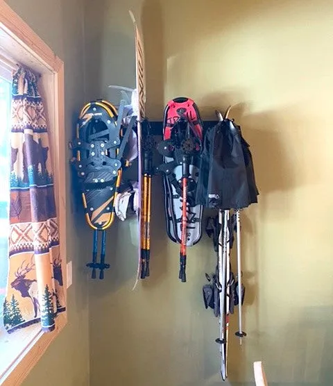 OUTLET | Snowbasin Ski Storage Rack | Holds 8 Pairs of Skis