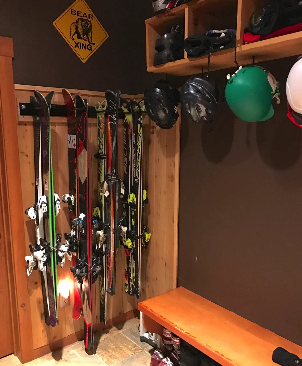 OUTLET | Snowbasin Ski Storage Rack | Holds 8 Pairs of Skis