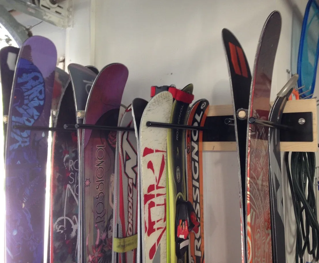 OUTLET | Snowbasin Ski Storage Rack | Holds 8 Pairs of Skis