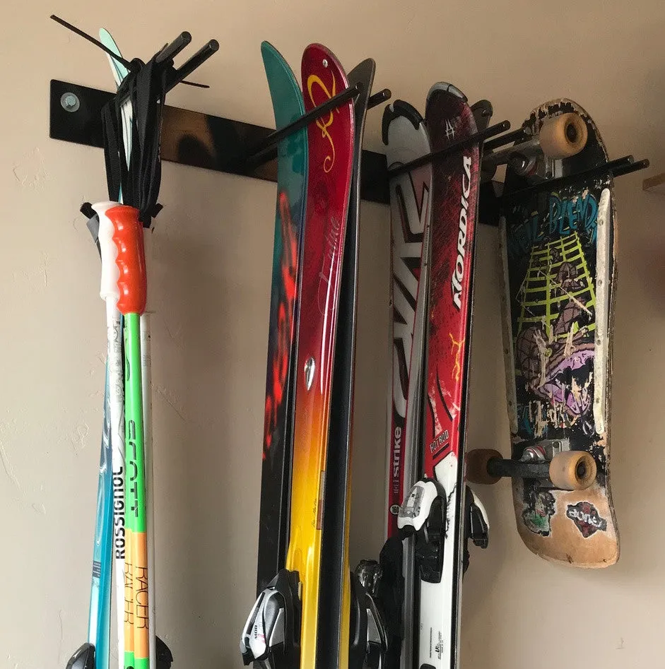 OUTLET | Snowbasin Ski Storage Rack | Holds 8 Pairs of Skis