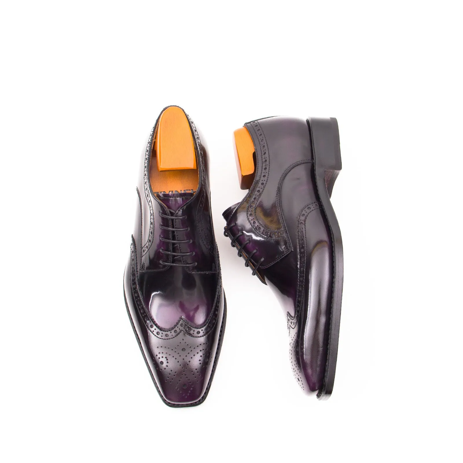 Patent leather goodyear welt dress shoes