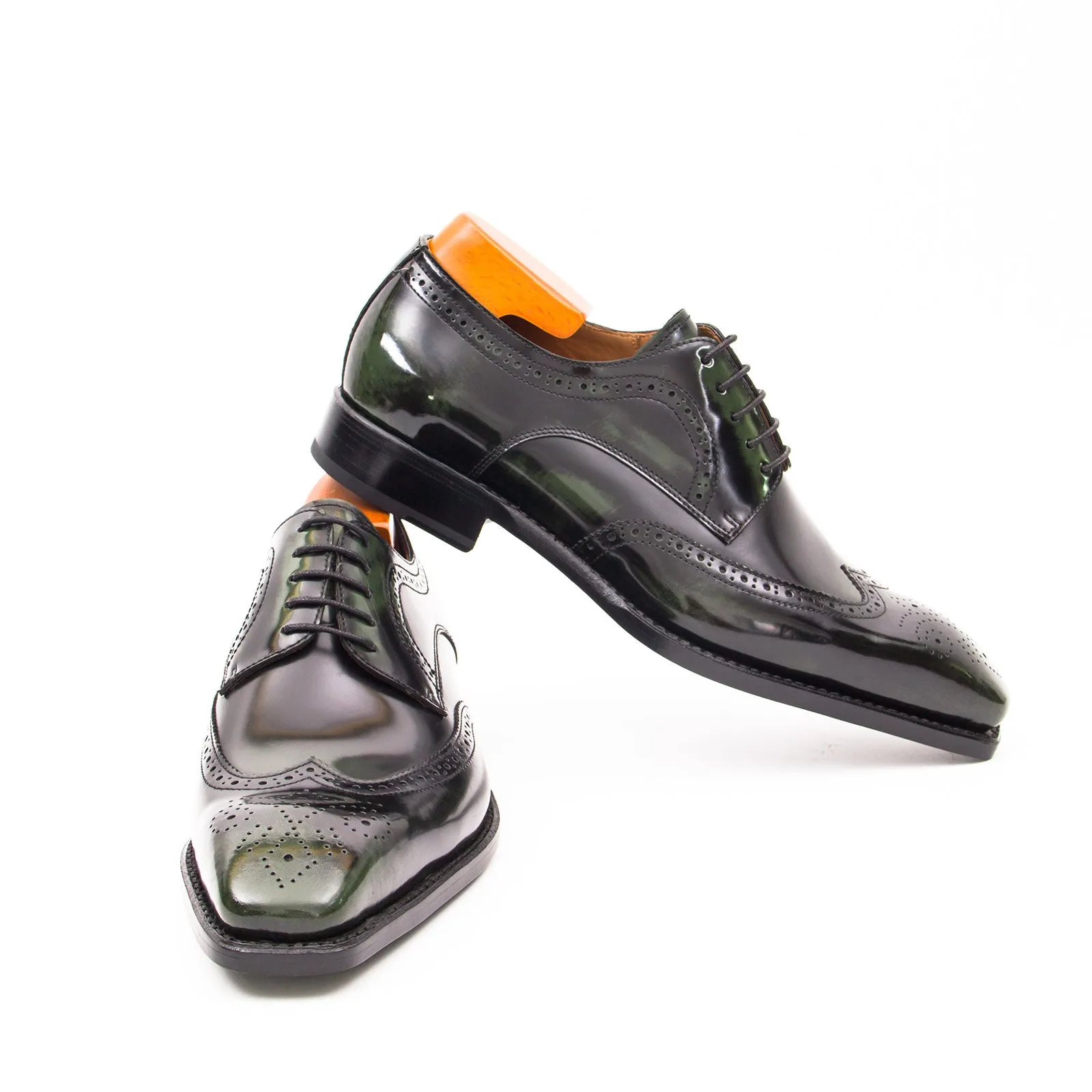 Patent leather goodyear welt dress shoes