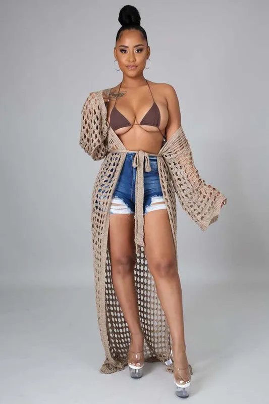 Poolside Fun-  Coverup Kimono