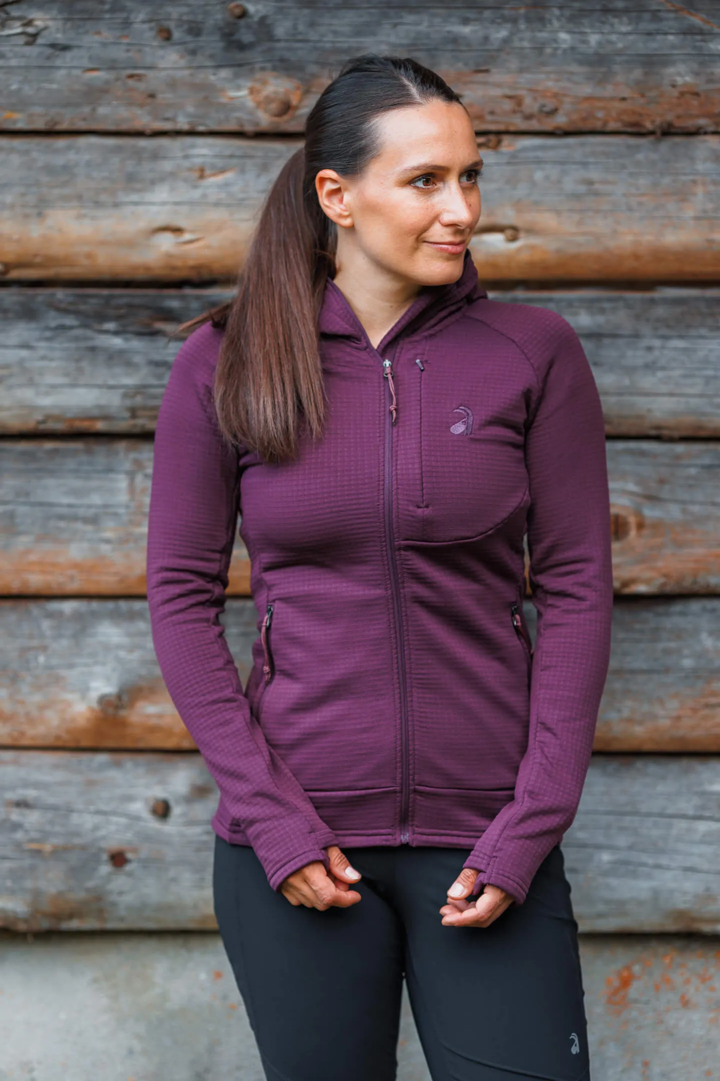 Pro Full-Zip Hoody AP1 Aubergine