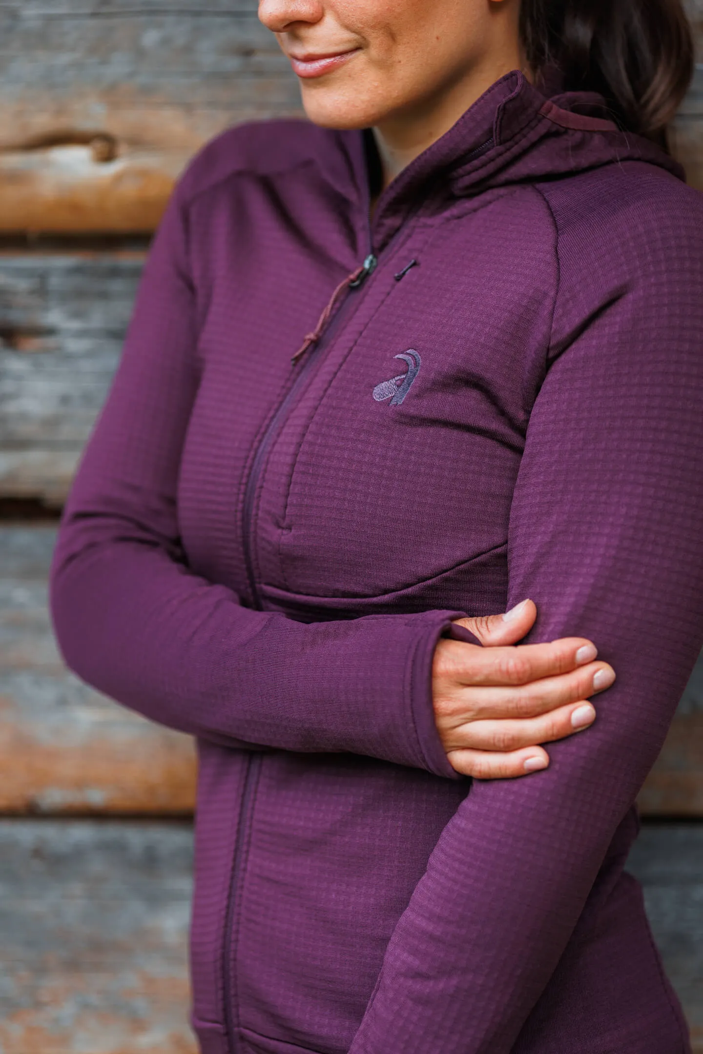 Pro Full-Zip Hoody AP1 Aubergine