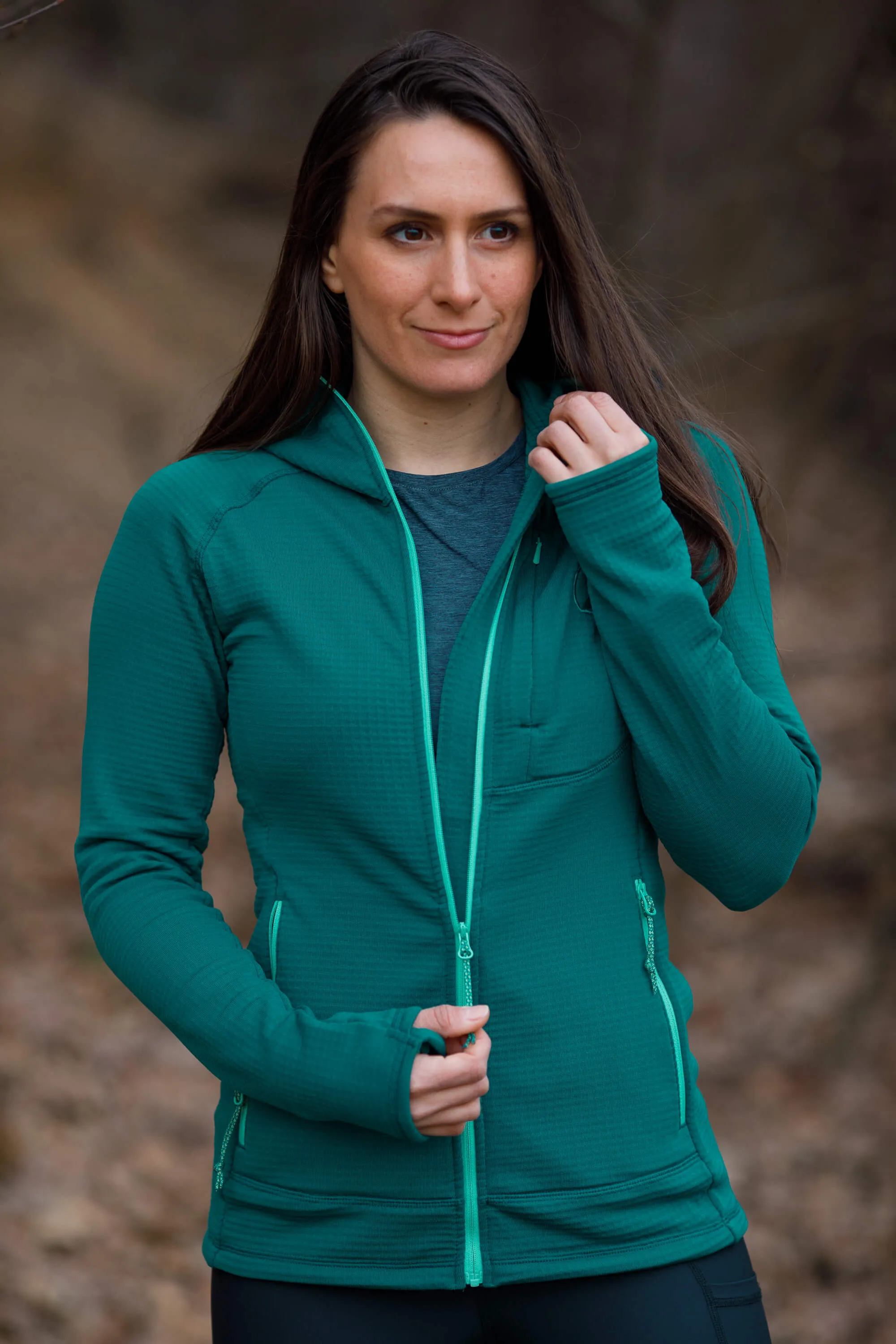 Pro Full-Zip Hoody AP1 Emerald Lake