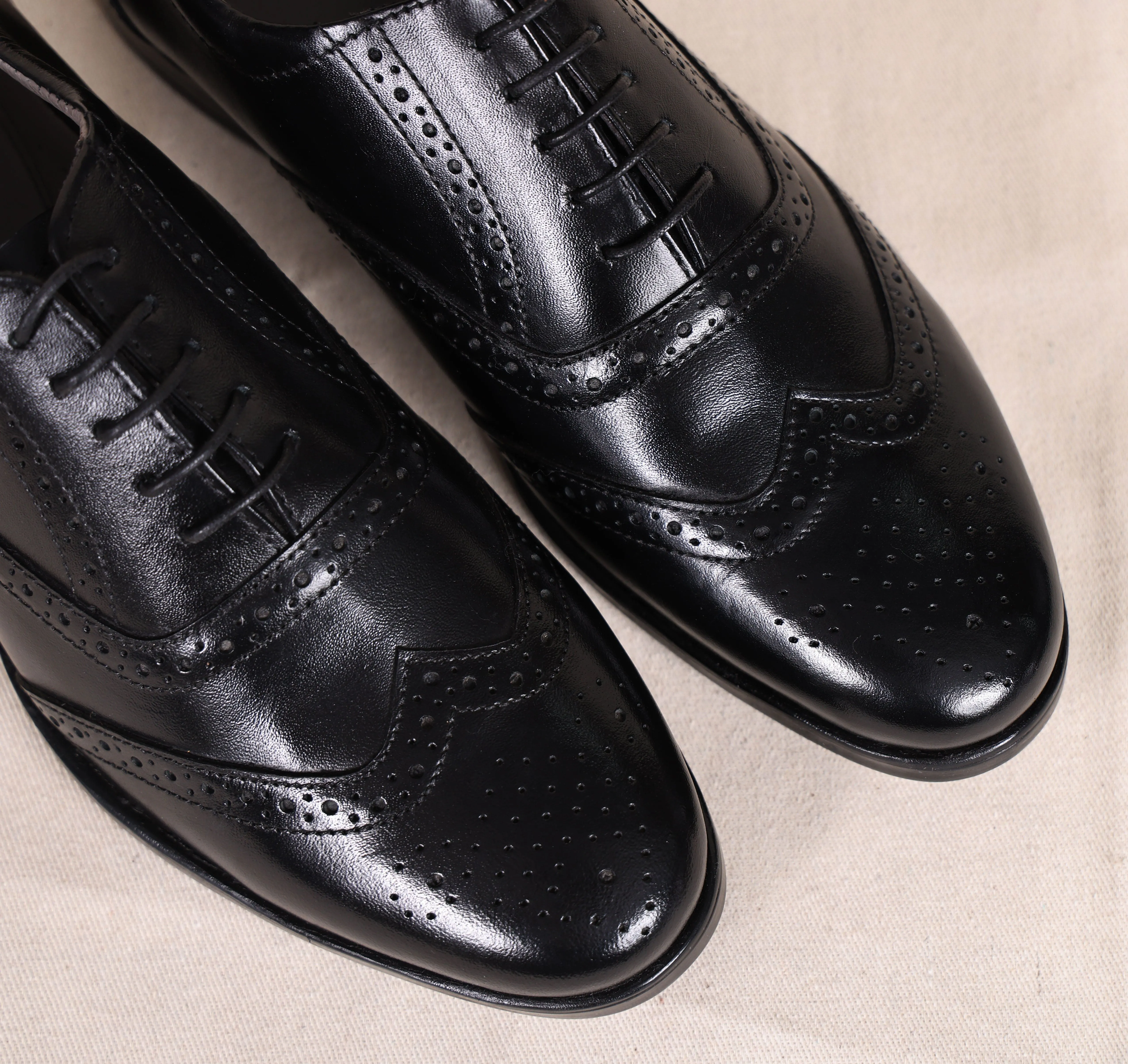 "Refined Elegance: Premium Black Formal Shoes" Art: LS-1105