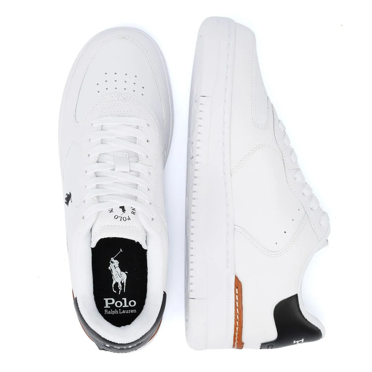 Ralph Lauren Masters Court Low Men's White/Black Trainers