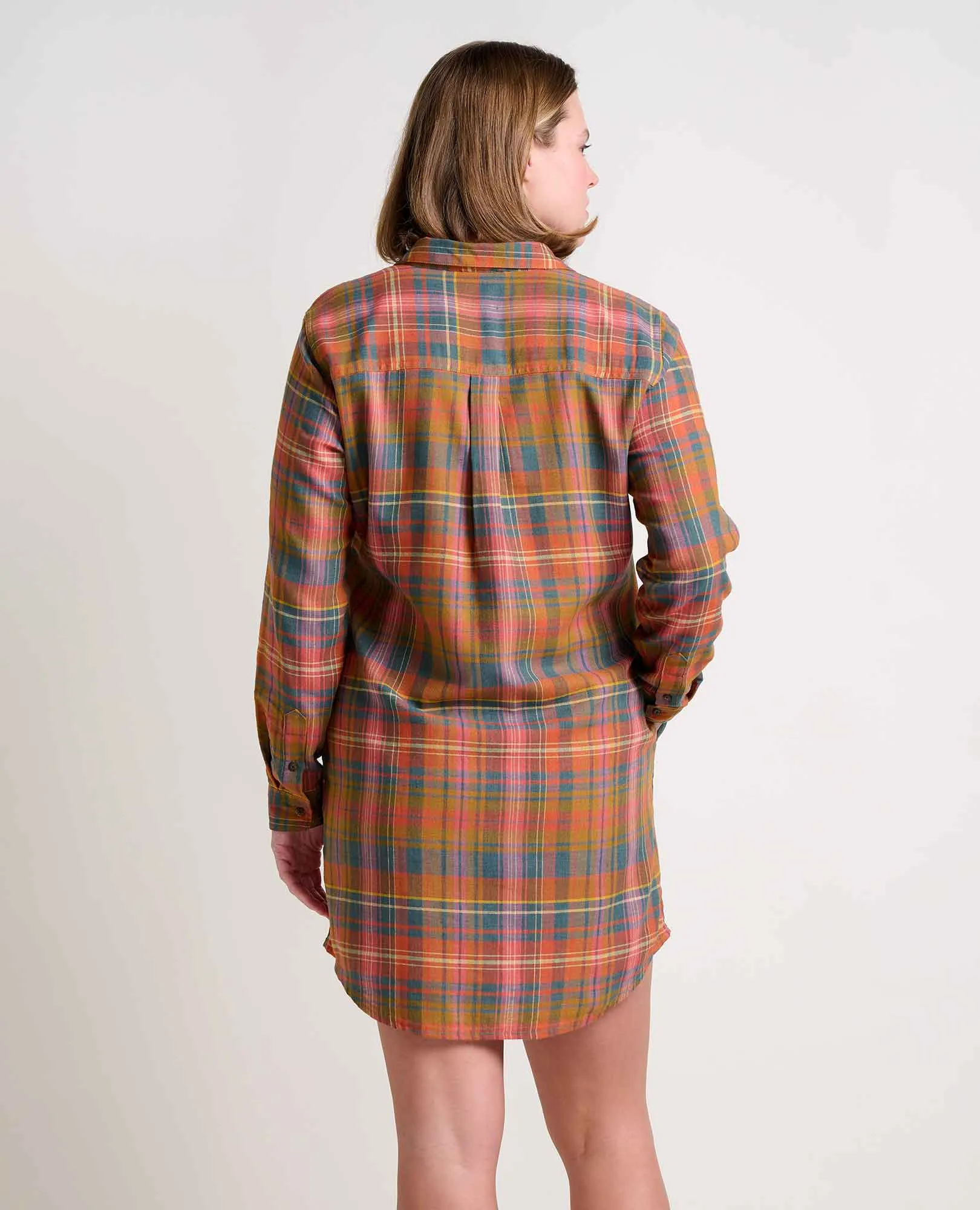 Re-Form Flannel Shirtdress