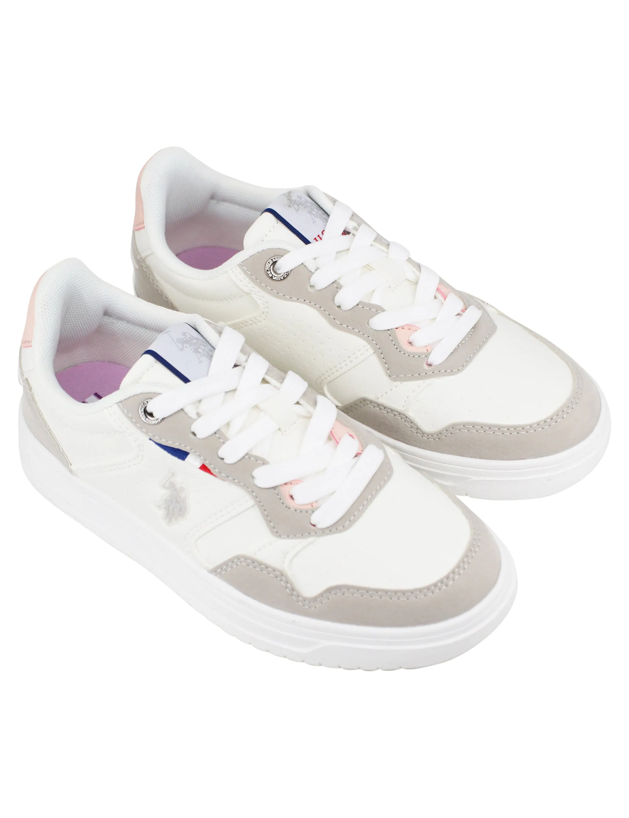 Sneakers donna in eco pelle vintage beige